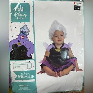 Disney Ursula Baby Halloween Costume 12-18m nwt